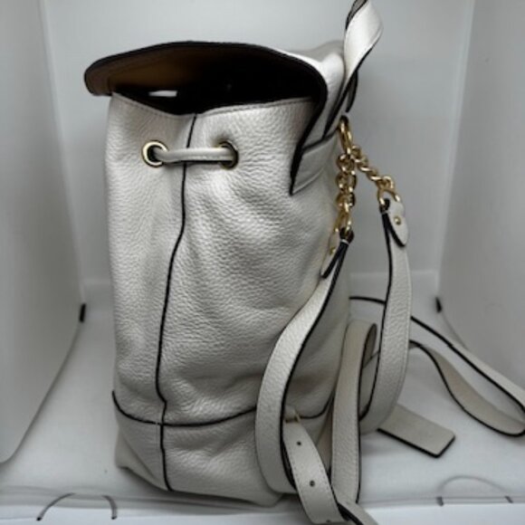 Brand New Coach Pebbled Leather White Elle Backpack Bag main image 6